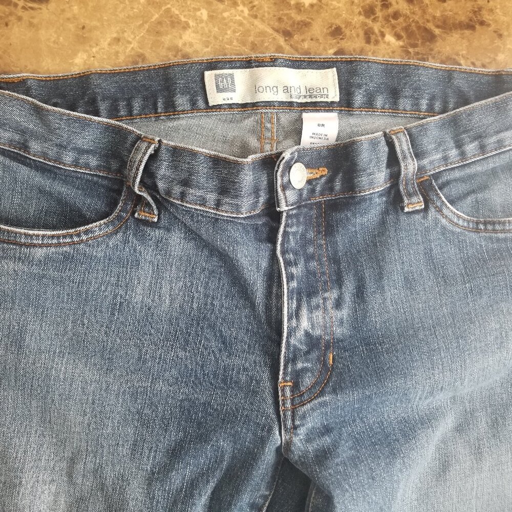 Gap long and lean flare jeans